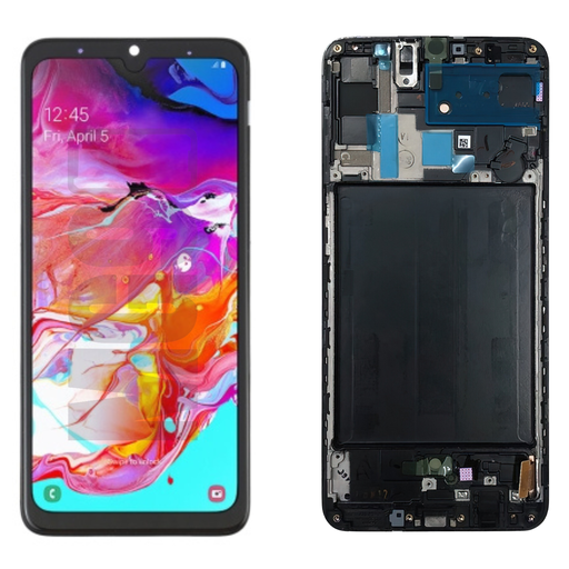[MLM1312728911] Display Samsung A70 Oled Reducido Con Marco